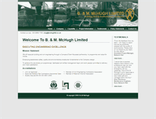 Tablet Screenshot of mchughltd.co.uk